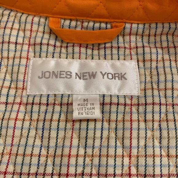 Jones New York Quilted Jacket Snap Buttons Sz Med - Picture 4 of 7